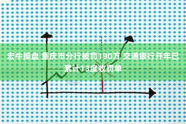 宏牛操盘 重庆市分行被罚190万 交通银行开年已累计13度收罚单